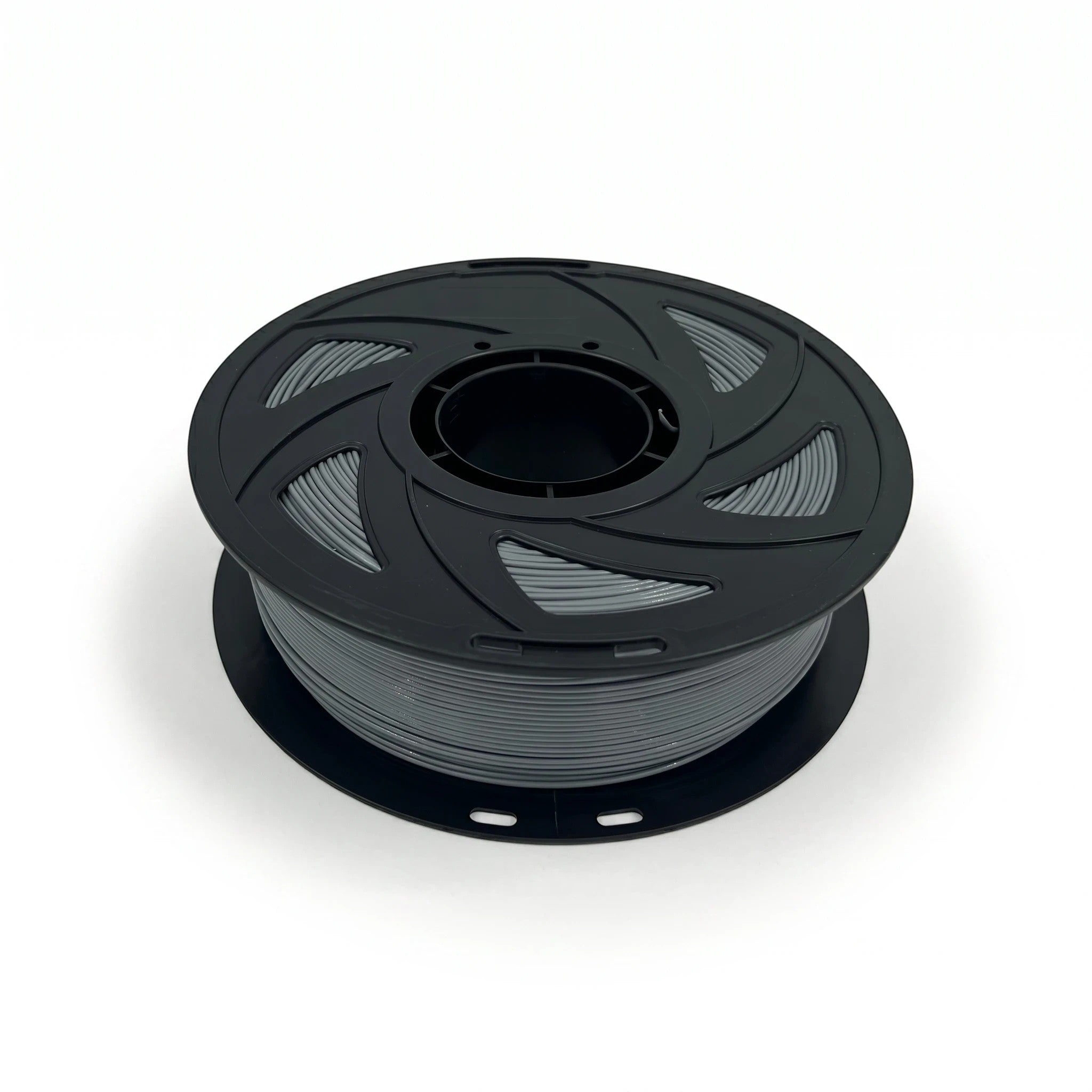 Templast grey PETG 3D printer filament spool, 1.75mm professional material for durable functional parts.