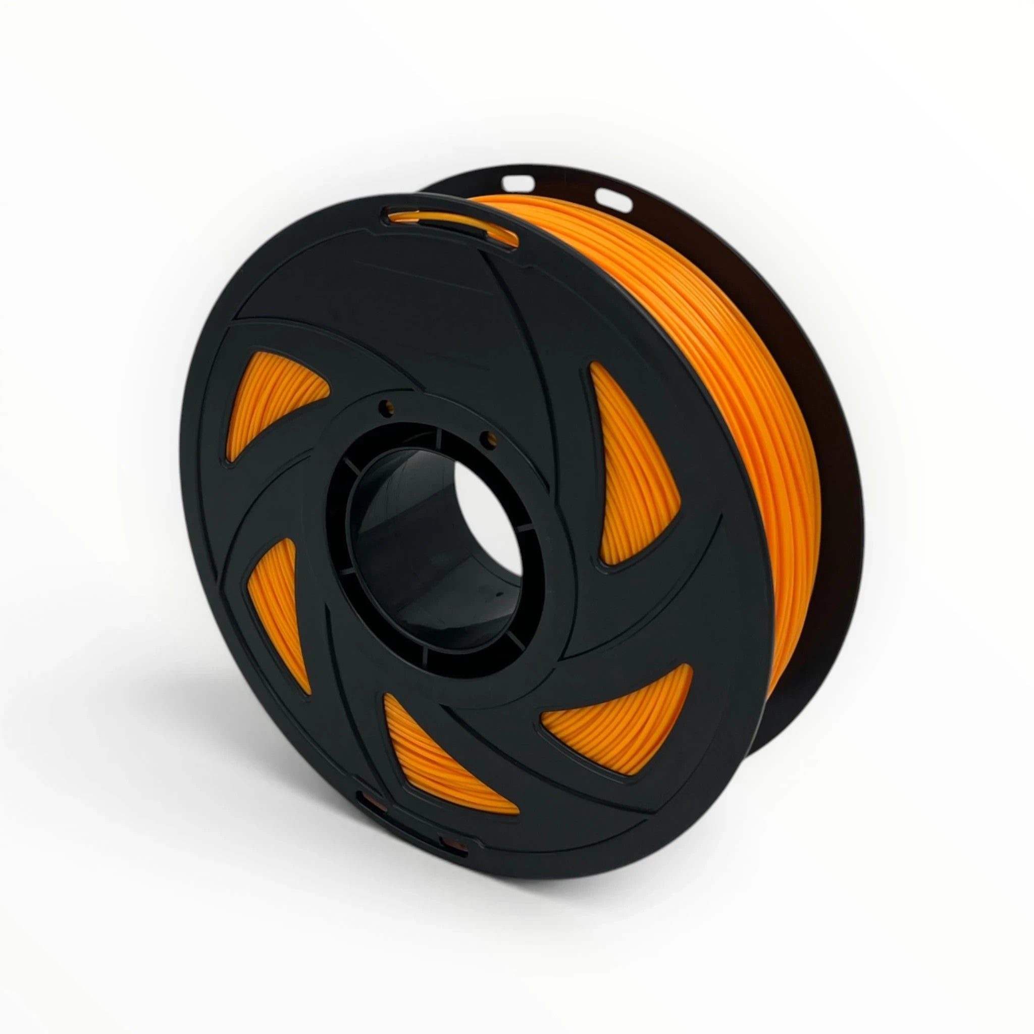 Templast orange PLA Pro filament spool, 1.75mm diameter, for easy and strong 3D printing.