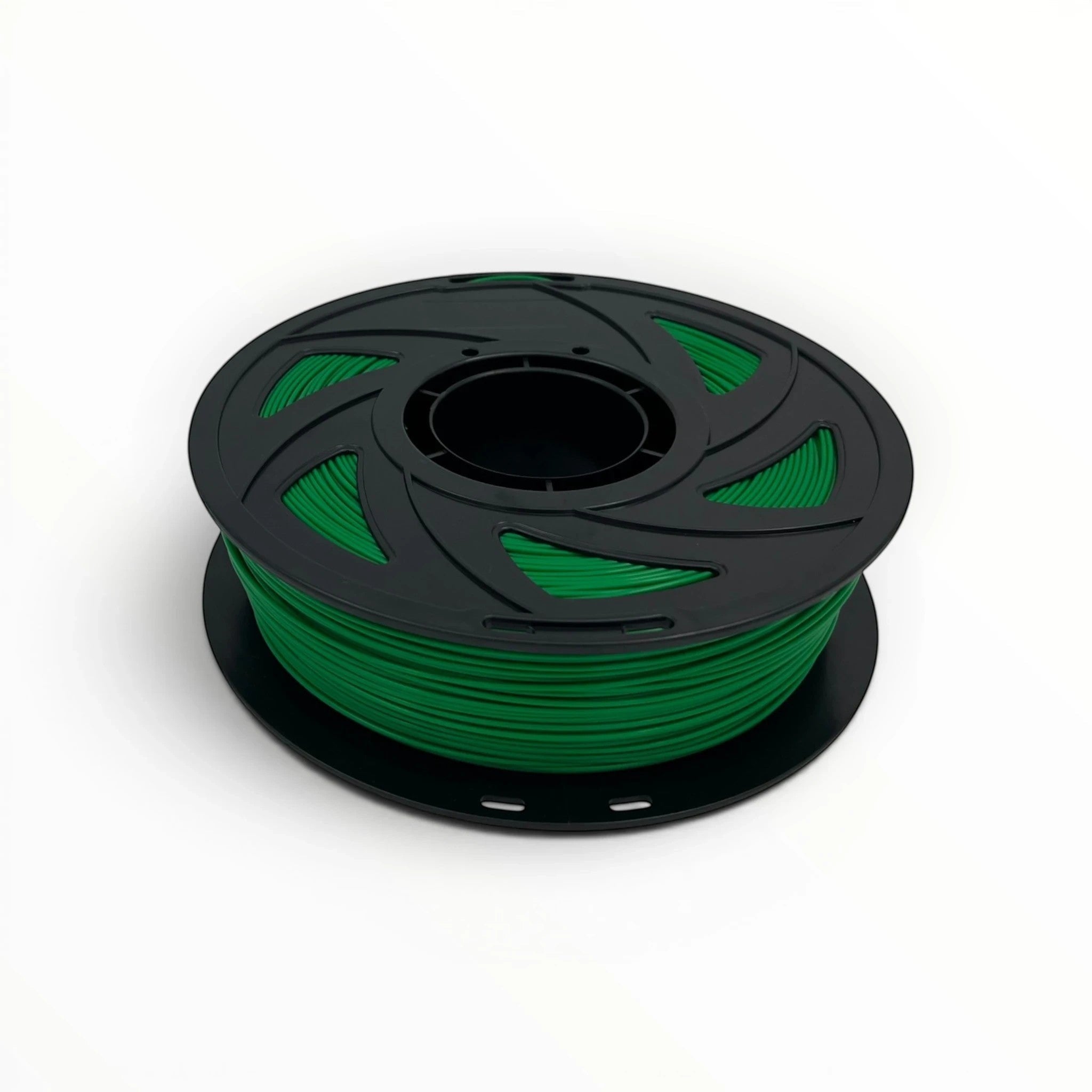 Templast PLA Pro green filament spool, 1.75mm diameter, for easy and smooth 3D printing.
