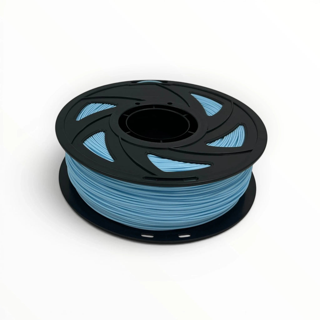Templast light blue PLA Pro filament spool, 1.75mm diameter, for smooth and strong 3D printing.