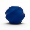 Templast dark blue PLA Pro filament, 1.75mm diameter, with a twisted, modern design. Ideal for 3D printing.