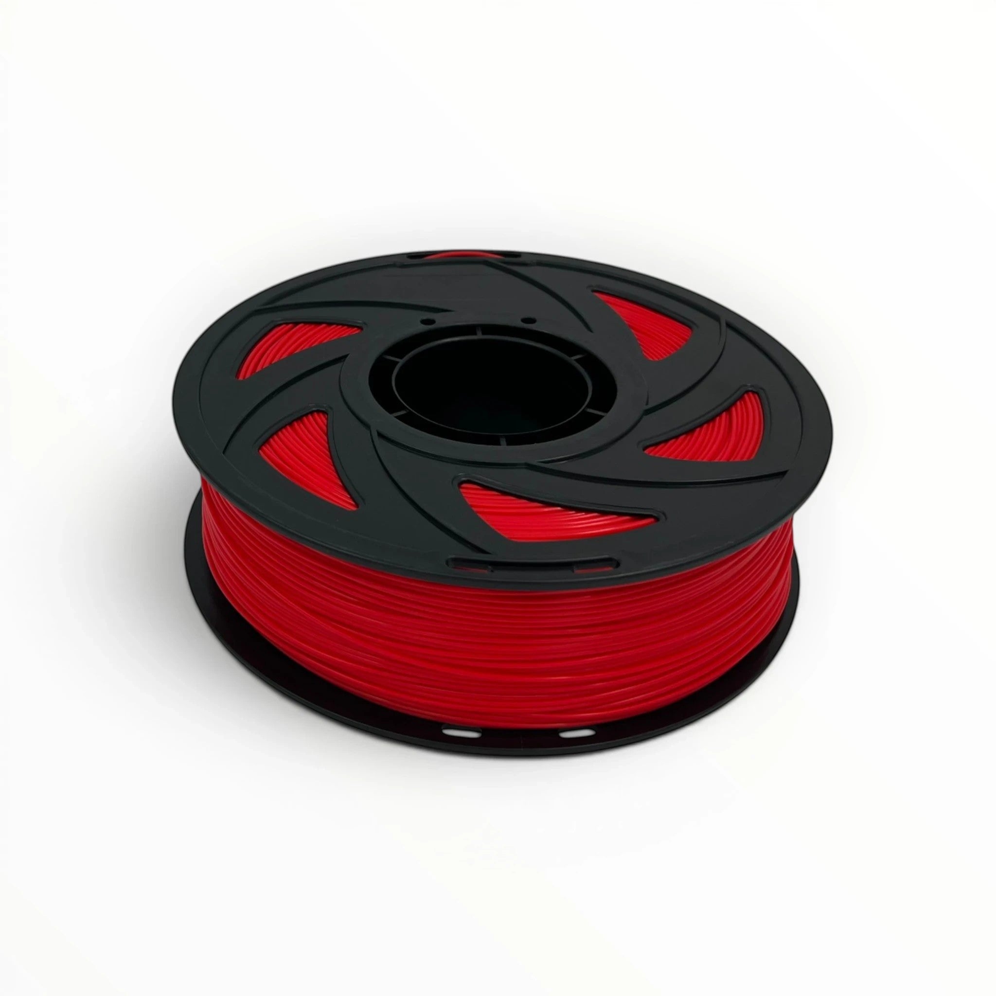 Templast red PLA Pro filament spool, 1.75mm diameter, for 3D printing with enhanced strength and smooth finish.