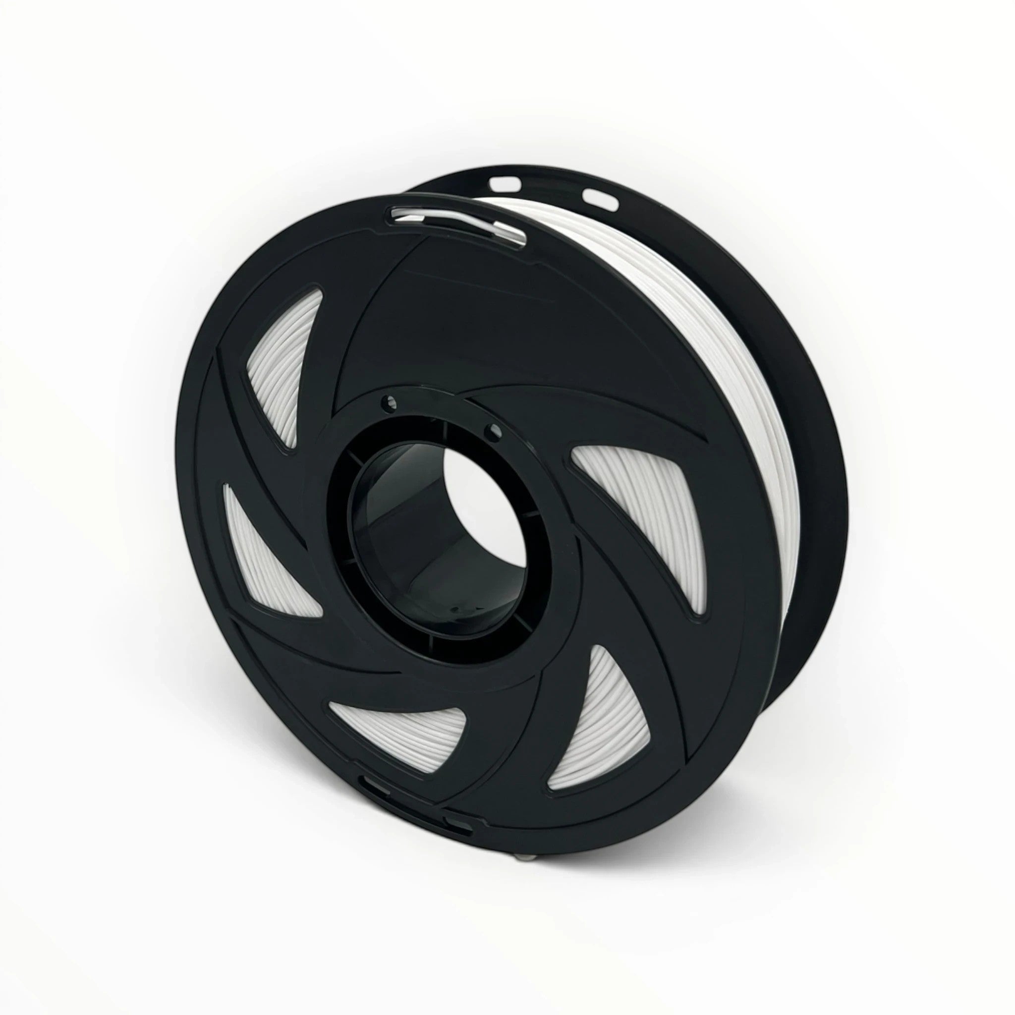 Templast white PLA Pro filament spool, 1.75mm diameter, for 3D printing with enhanced strength and smooth finish.